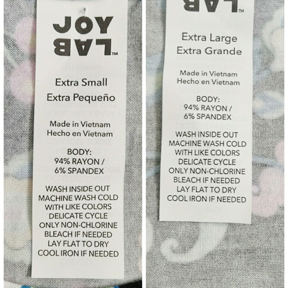 Joy Lab Sleeveless Floral Athletic Crop Tank Top - Picture 5 of 5